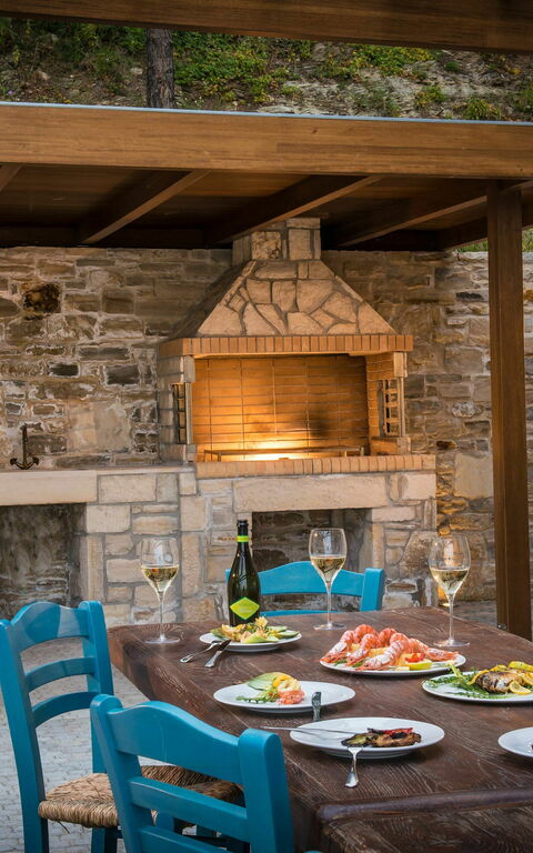 Villa Bella Mare: Balkong / terrass / uteplats, Utomhus