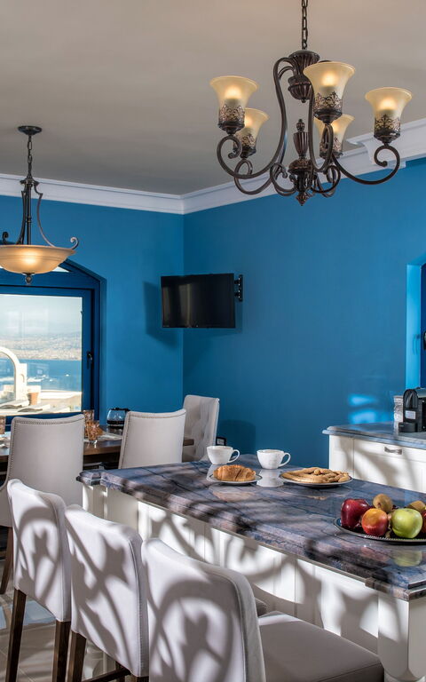 Villa Santor: Kök, Lunchrum