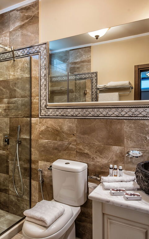 Villa Santor: Badrum