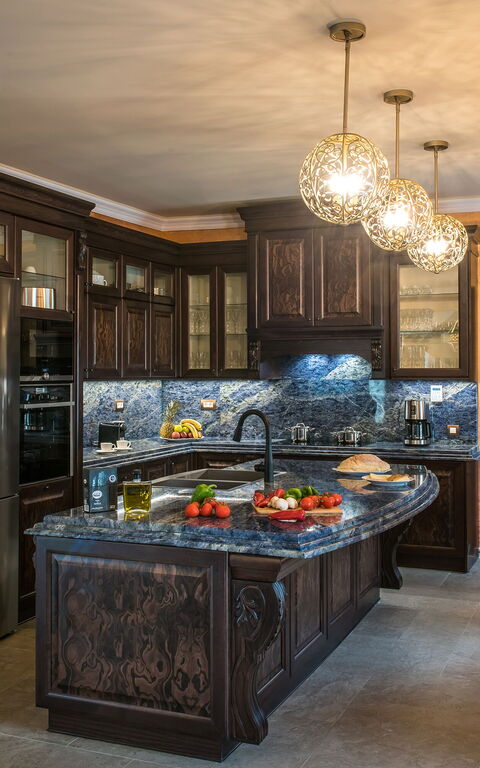 Villa Kalliste: Kök, Lunchrum