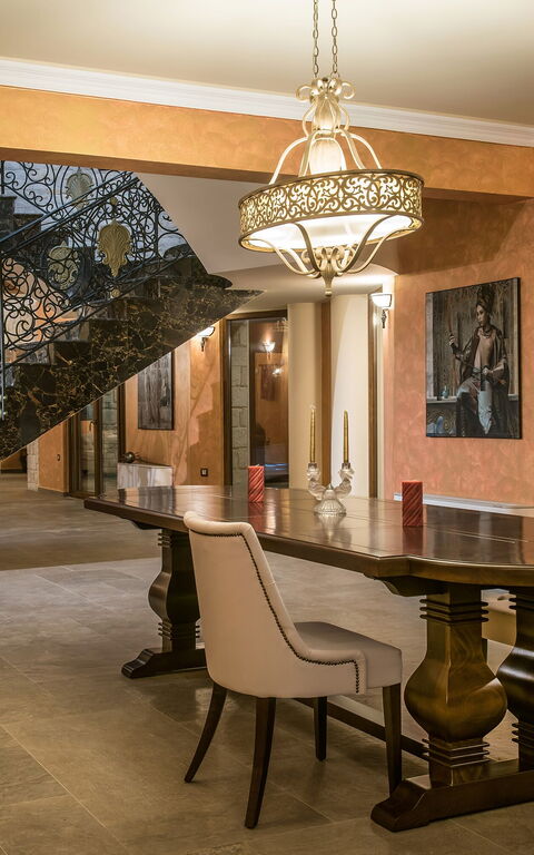 Villa Kalliste: Fellesrom, Lunchrum, Vardagsrum