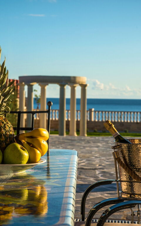 Villa Kalliste: Balkong / terrass / uteplats, Visningar