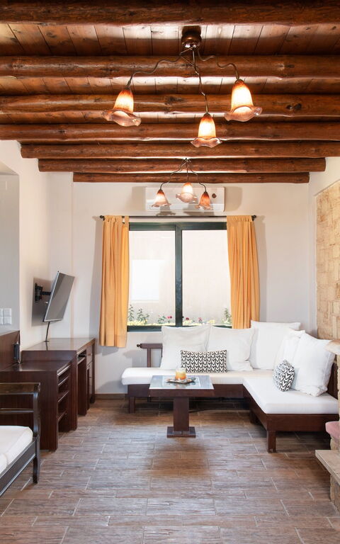 Villa Kissos: Vardagsrum