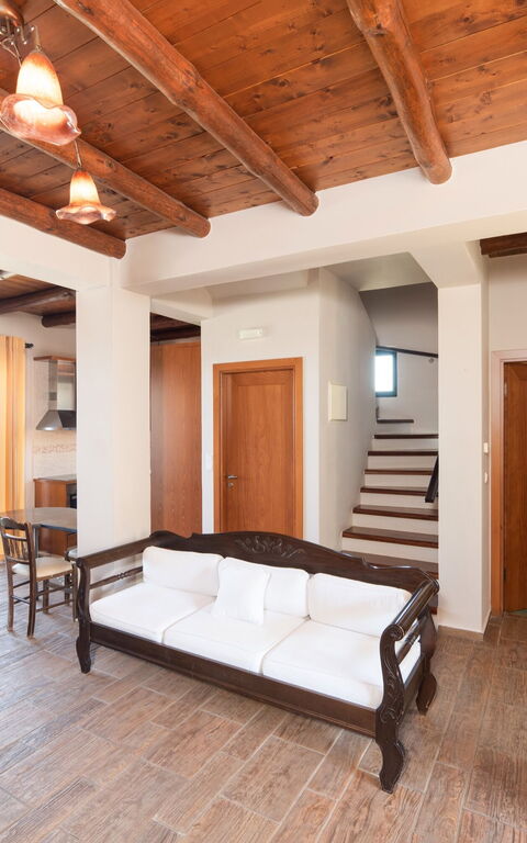 Villa Kissos: Lunchrum, Vardagsrum