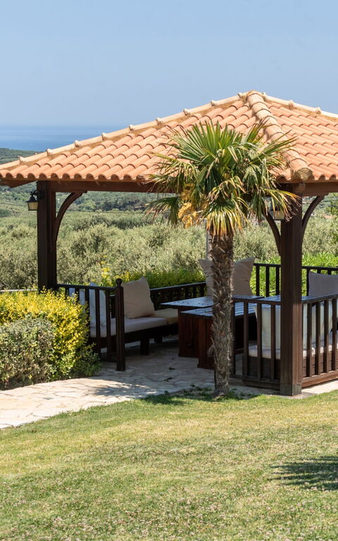 Villa Rodia: Trädgård, Utomhus