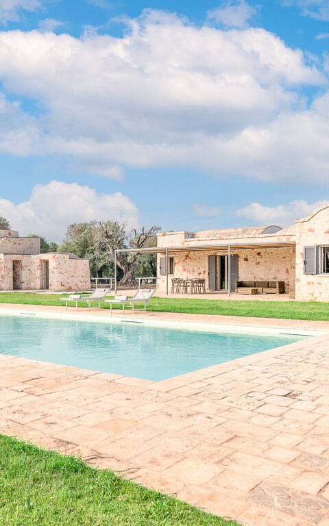 Villa Trullina: slå samman, Trädgård, Utomhus