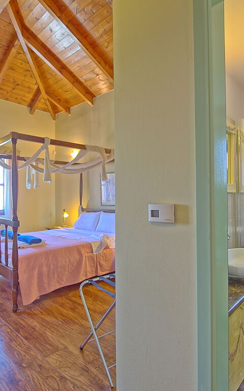 Villa Rodanthi: Badrum, sovrum