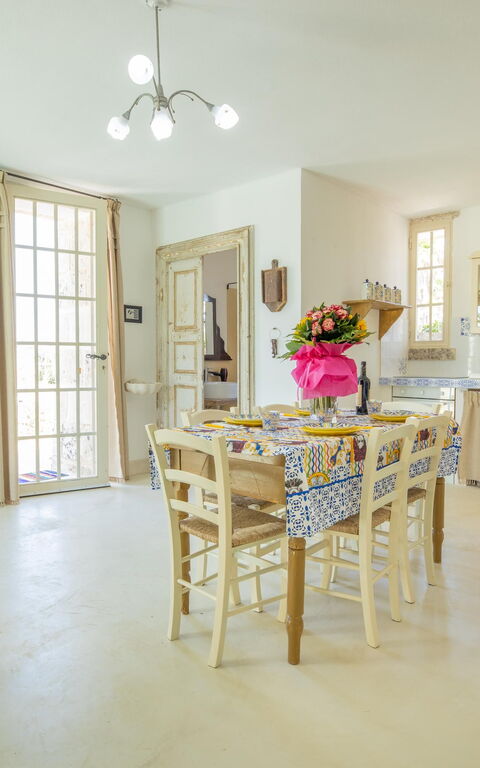 Villa Turris: Kök, Lunchrum, Vardagsrum