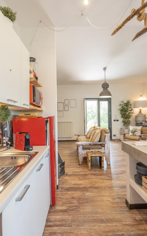 Villa Natura: Kök, Lunchrum, Vardagsrum