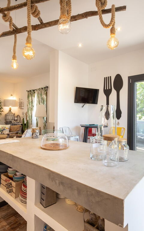 Villa Natura: Lunchrum, Vardagsrum