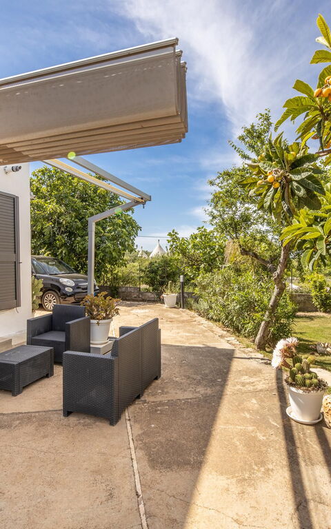 Villa Natura: Balkong / terrass / uteplats, Exteriör, Trädgård, Utomhus