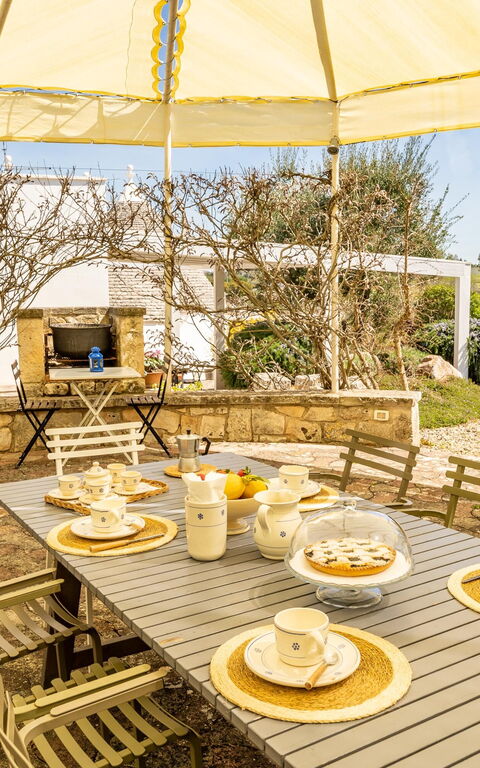 Tenuta Minnea: Balkong / terrass / uteplats, Trädgård, Utomhus