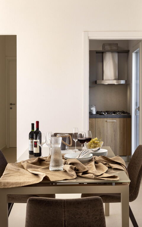 Villa Vera: Kök, Lunchrum