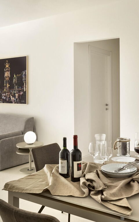 Villa Vera: Balkong / terrass / uteplats, Kök, Lunchrum, Vardagsrum