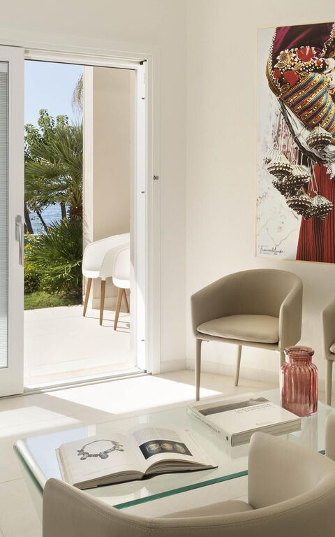 Villa Vera: Balkong / terrass / uteplats, Vardagsrum