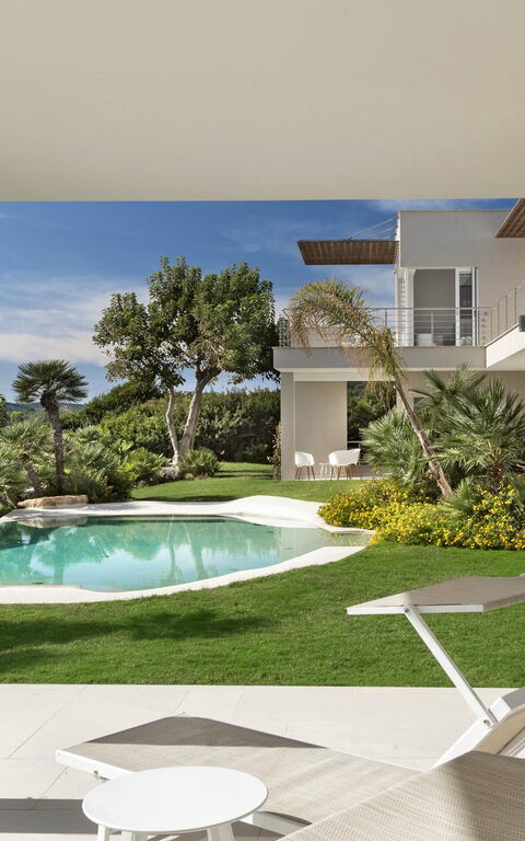 Villa Vera: Balkong / terrass / uteplats, slå samman, Trädgård, Utomhus, Visningar