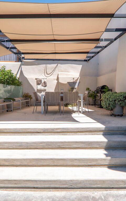 Casa Cafenio: Balkong / terrass / uteplats, Utomhus