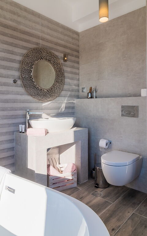 Villa Olivum: Badrum