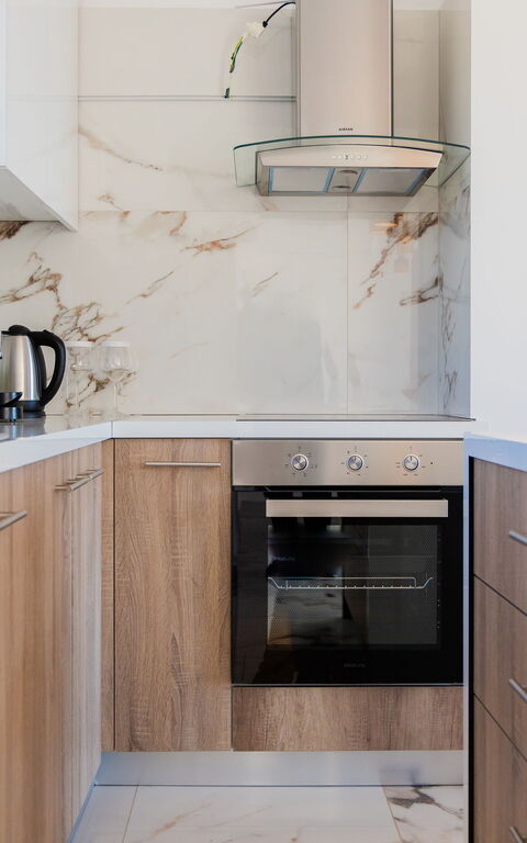 Villa Olivum: Kök, Vardagsrum