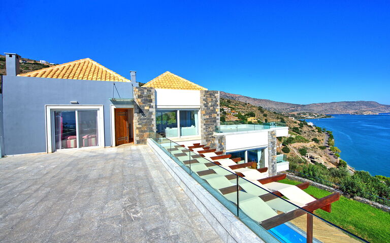 Villa Marina: Balkong / terrass / uteplats, Utomhus, Visningar