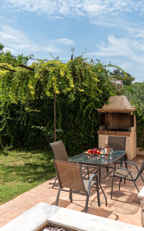 Villa Stratianna: Balkong / terrass / uteplats, Exteriör, Utomhus