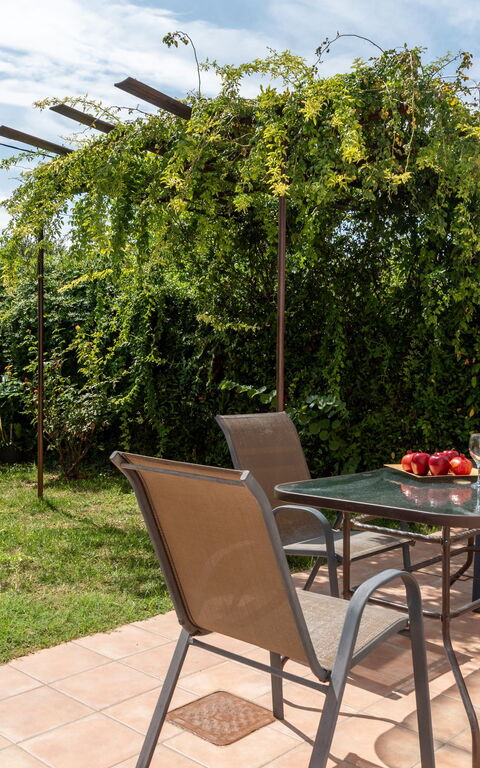 Villa Stratianna: Balkong / terrass / uteplats, Exteriör, Utomhus