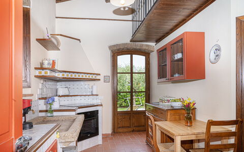 Semesterboende Capanna: Kök, Lunchrum