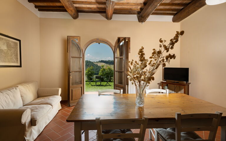 Semesterboende Pesa: Kök, Vardagsrum