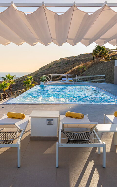 Villa Domizia: Balkong / terrass / uteplats, slå samman, Visningar