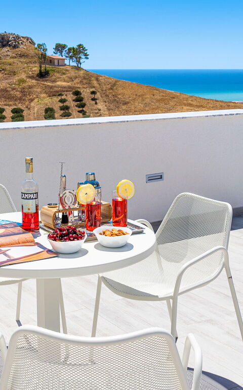 Villa Domizia: Balkong / terrass / uteplats, Visningar