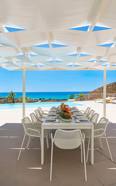 Villa Domizia: Balkong / terrass / uteplats, Visningar