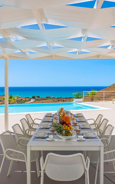 Villa Domizia: Balkong / terrass / uteplats, slå samman, Visningar