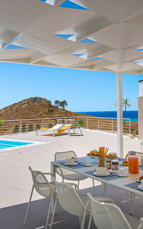 Villa Domizia: Balkong / terrass / uteplats, slå samman, Visningar