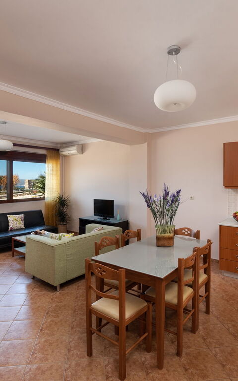 Villa Halepi: Kök, Vardagsrum