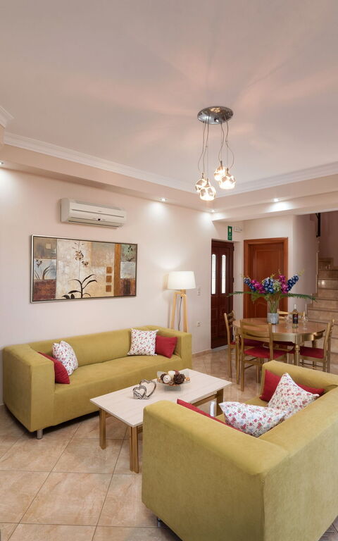 Villa Halepi: Vardagsrum