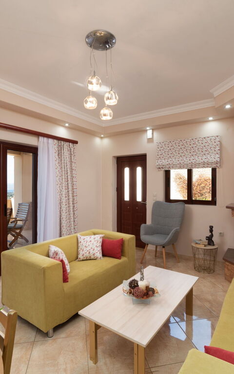 Villa Halepi: Vardagsrum