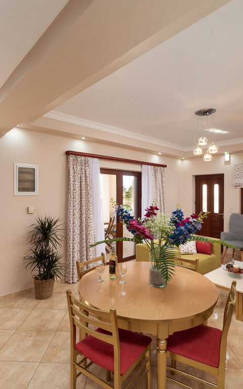 Villa Halepi: Vardagsrum