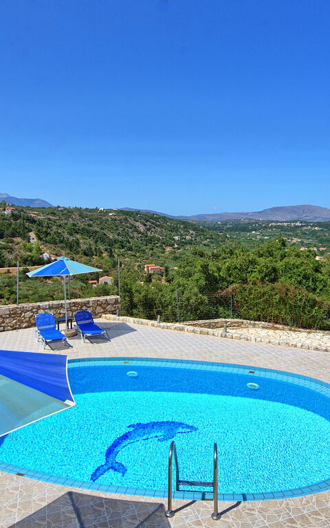 Villa Halepi: slå samman, Utomhus, Visningar