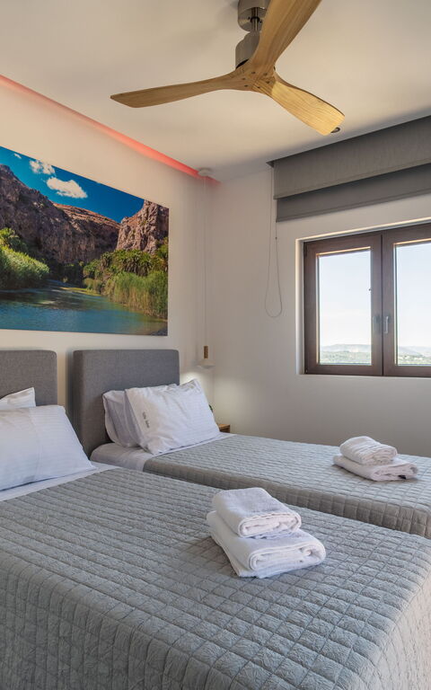 Villa Halepi: sovrum