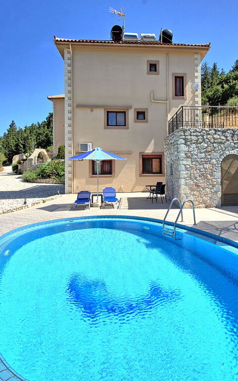 Villa Halepi: Exteriör, slå samman, Utomhus