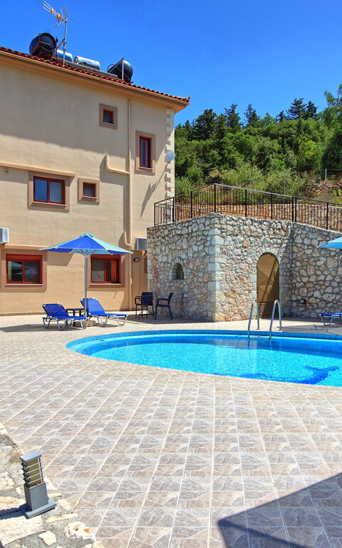 Villa Halepi: Exteriör, slå samman, Utomhus