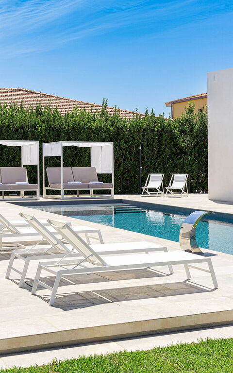 Villa Bonita: Exteriör, slå samman, Trädgård