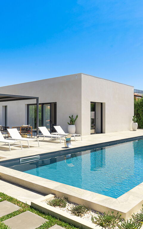 Villa Bonita: Exteriör, slå samman, Trädgård