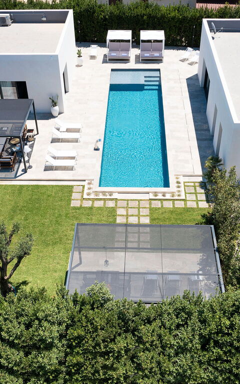 Villa Bonita: Exteriör, slå samman, Trädgård