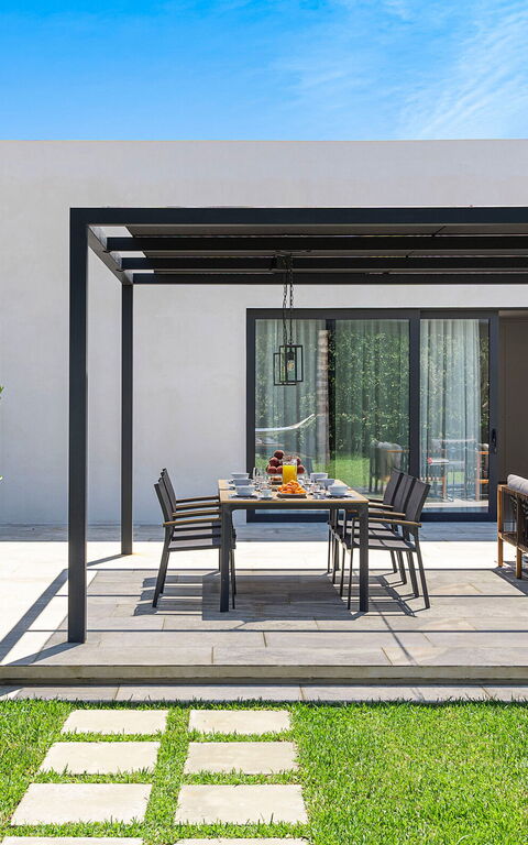 Villa Bonita: Balkong / terrass / uteplats, Exteriör, Trädgård, Utomhus