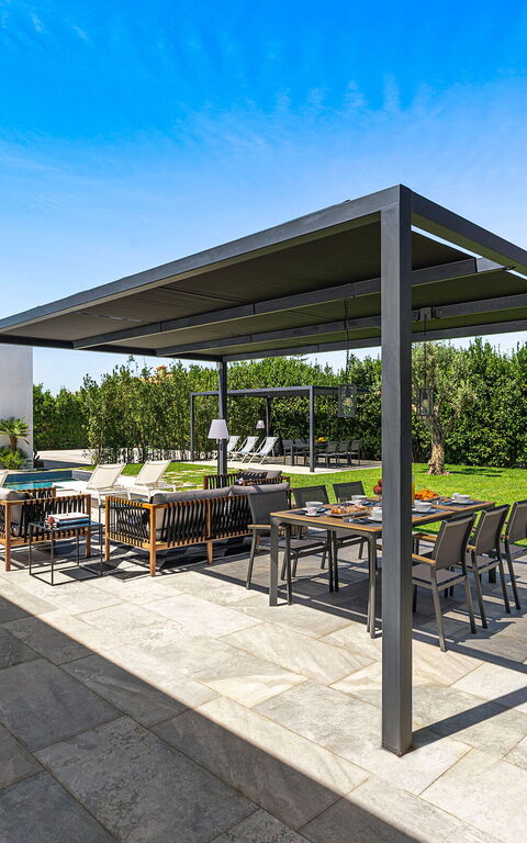 Villa Bonita: Balkong / terrass / uteplats, Exteriör, Trädgård, Utomhus