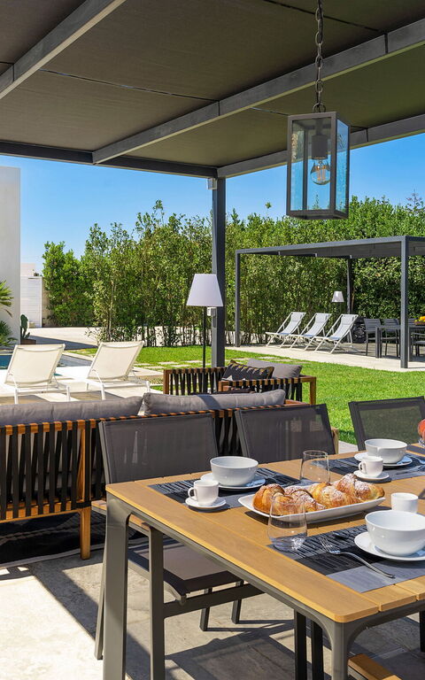 Villa Bonita: Balkong / terrass / uteplats, Exteriör, Trädgård, Utomhus