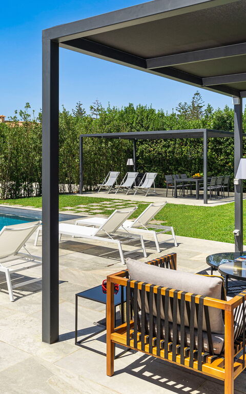 Villa Bonita: Balkong / terrass / uteplats, Exteriör, slå samman, Trädgård, Utomhus