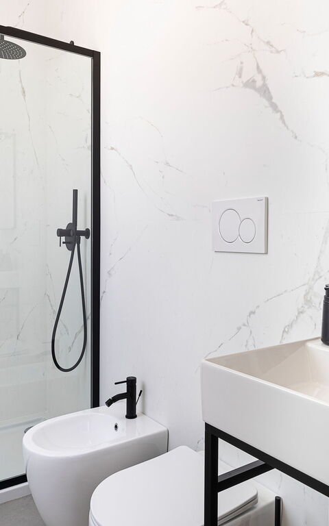 Villa Bonita: Badrum