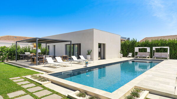 Villa Bonita: Exteriör, slå samman, Trädgård